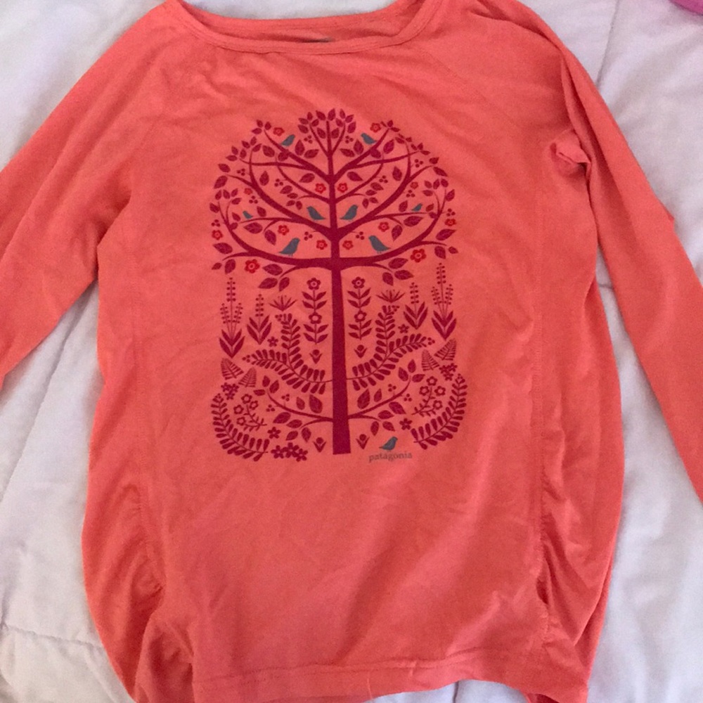 LONG SLEEVE PATAGONIA GIRLS TOP